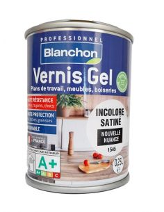 visuel pot de 0.25l Vernis Gel Biosourcé Blanchon vue de face incolore