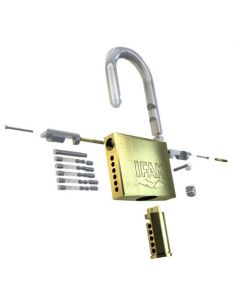 Visuel Cadenas laiton E-60 IFAM varié 2 clés petite ance en vue eclatée - sommabere