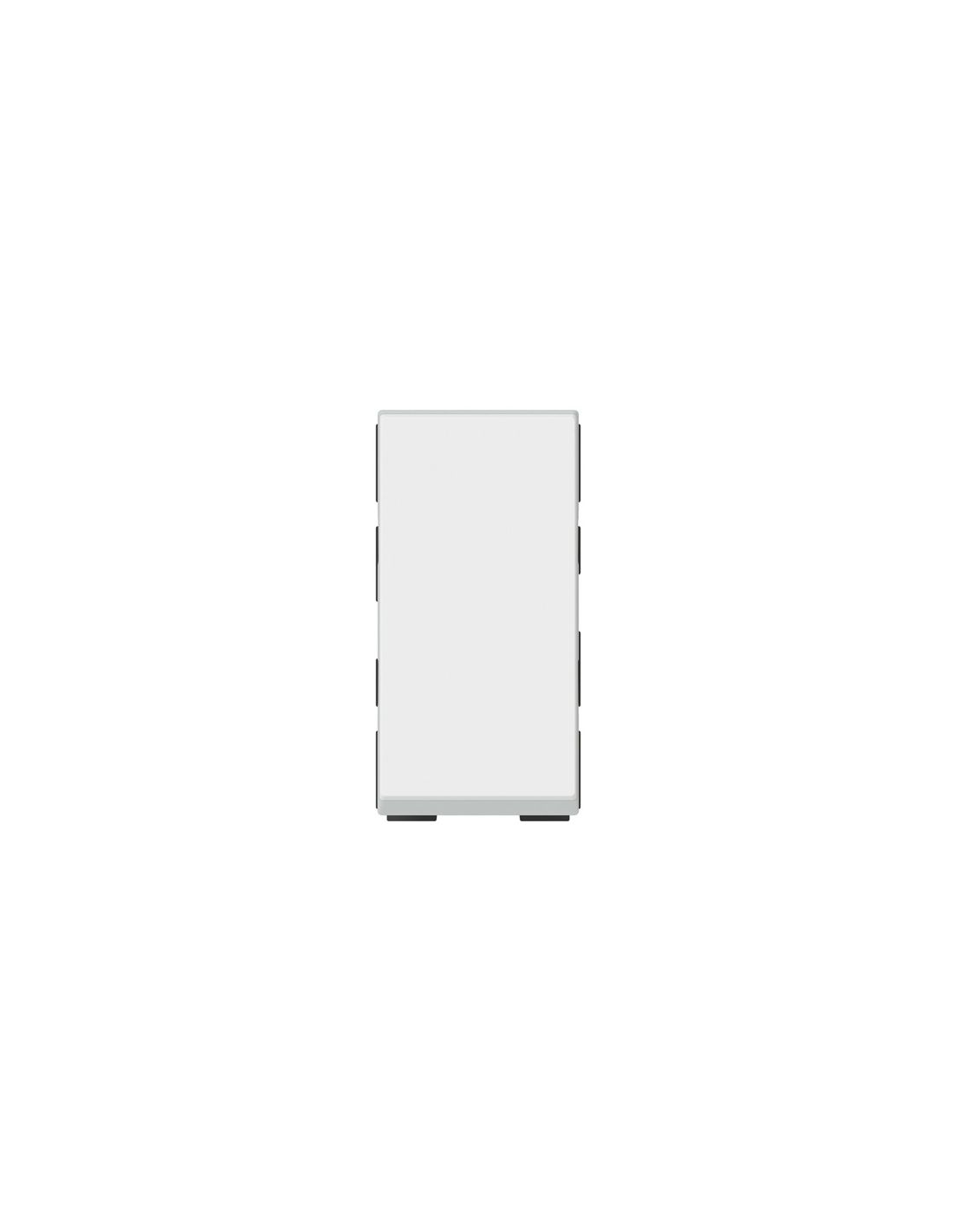 Visuel Interrupteur Poussoir Mosaic Easy-Led 6A 1 modules - blanc Legrand vue de face