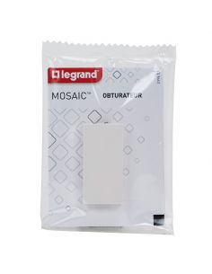 Obturateur Mosaic 1 module - blanc Legrand