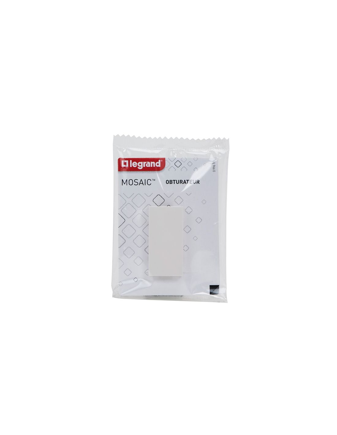 Obturateur Mosaic 1 module - blanc Legrand