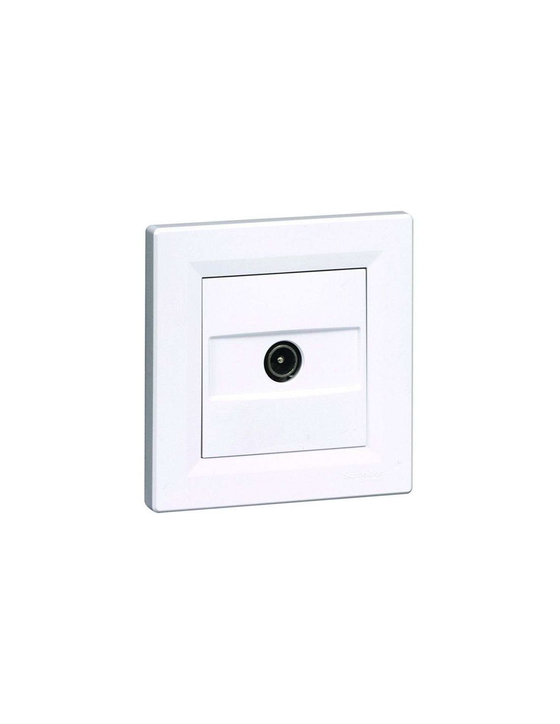 Prise TV simple mâle Mosaic 2 modules - blanc Legrand