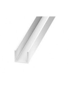 Profil U PVC Blanc 10X16 - 2,6M