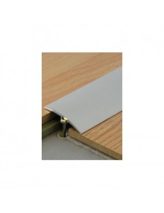 Barre de seuil multi-niveaux aluminium fixation invisible L.93 x l.4,1 x  Ep.0,6 cm