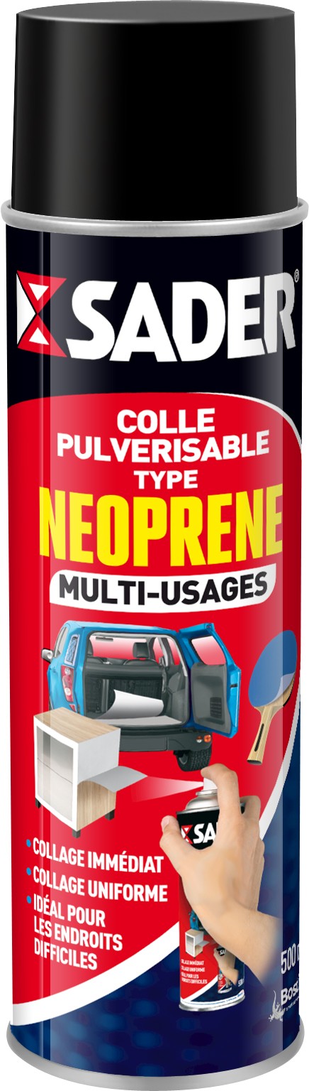 Colle en Spray Sader Type Neoprène Multi-usages 200ml - Sommabere